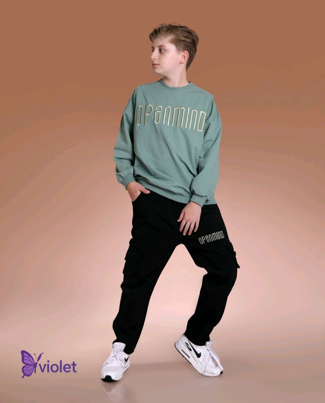 بلوز شلوار بچه گانه پسرانه OPENMIND